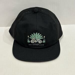 Roark Revival Moto Trucker Hat Mens One Size Black Mesh Snapback